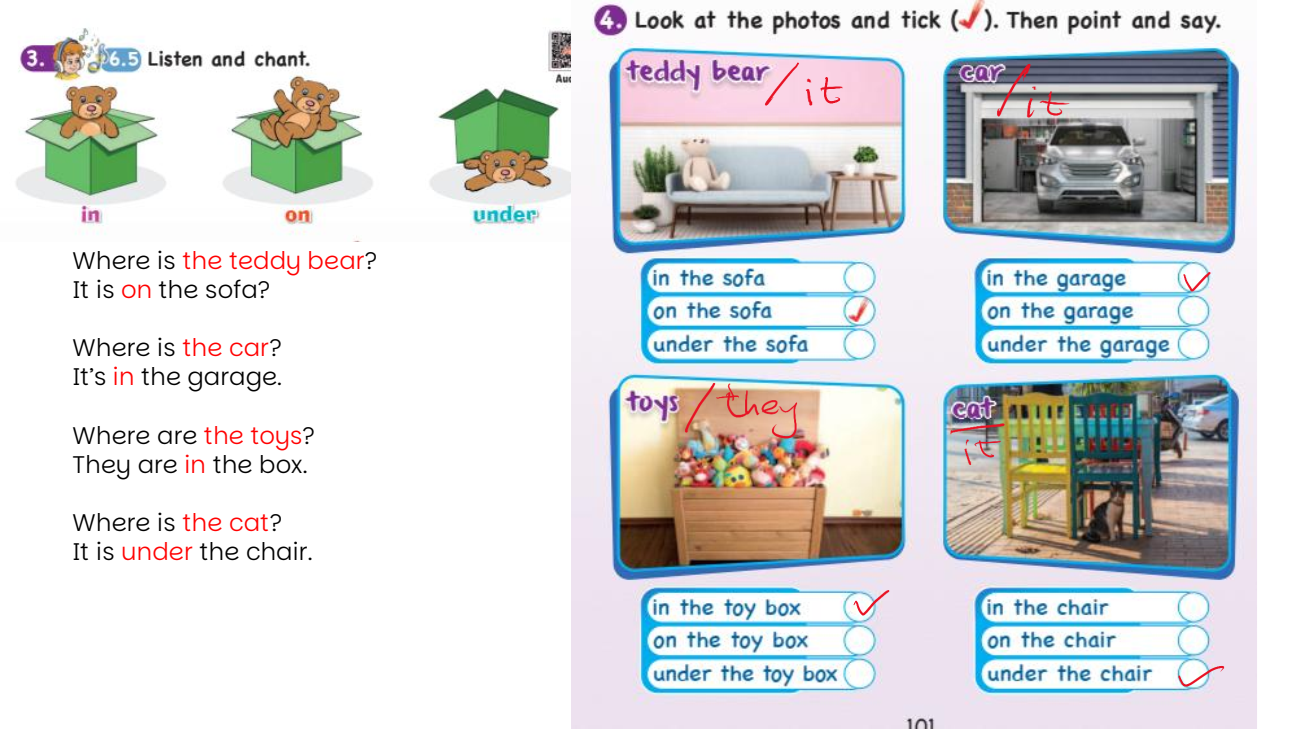 3. Sınıf Evin Bölümleri